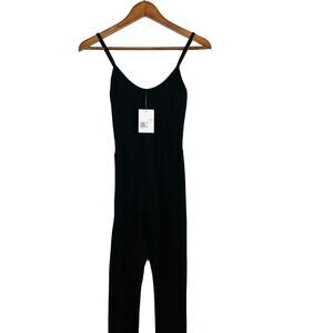 NEW! F21 Strappy Knit Jumpsuit Black - S